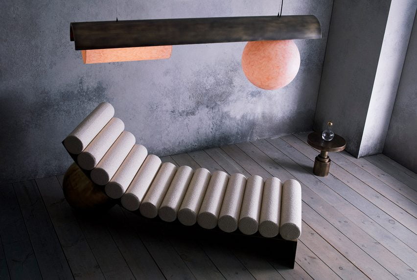 Anna Karlin combines natural and artifical paperwork in fixtures collection