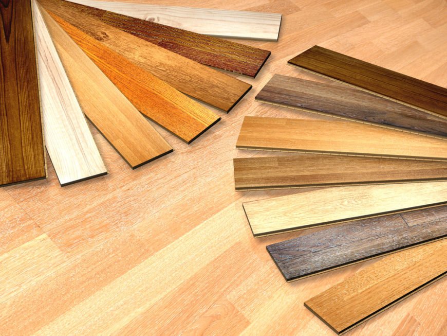 Laminate floors simulates hardwood for less