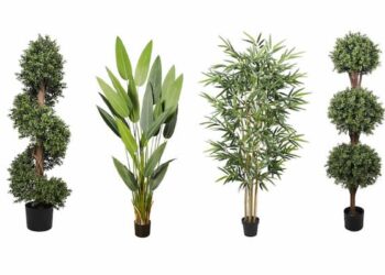 How to Use Artificial Outdoor Plants